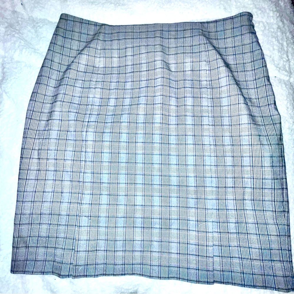 IMNYC Isaac Mizrahi plaid skirt XL